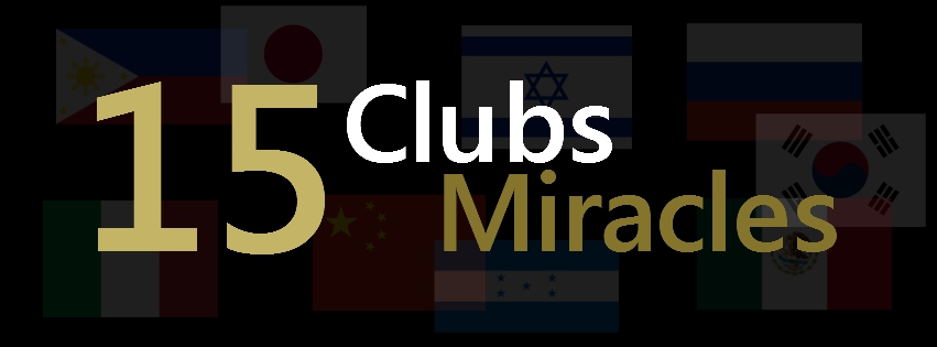 15 Clubs. 15 Miracles.